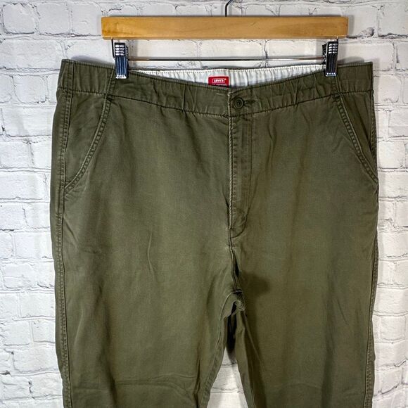 Levi’s XX Chino Jogger Mens XL Green Drawstring Waist Trendy Pockets - Picture 2 of 12